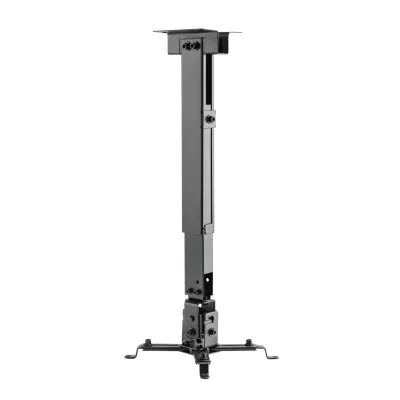Suport de tavan pentru videoproiector, Nexio, reglabil, extensie 43-65 cm, capacitate sustinere 20KG, Negru "NX-PRB-2G"