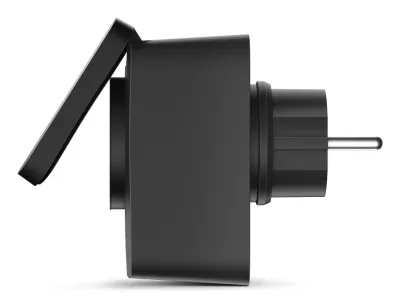 PRIZA inteligenta TP-LINK exterior, design compact, certificare Matter, Schuko x 1, cu monitorizarea energiei, conectare prin Schuko (T), 16 A, programare prin smartph, BT, WiFi, negru "Tapo P410M" (timbru verde 0.18 lei)
