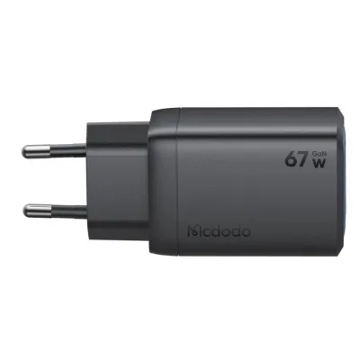 Incarcator Retea McDodo Gana Mini Series, 2 x USB C/ 1 x USB A, Negru