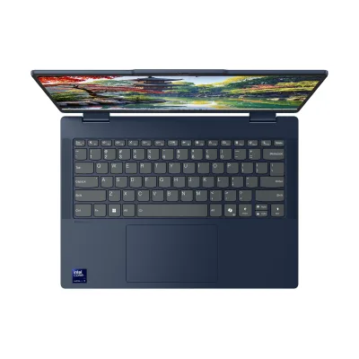 Laptop Lenovo IdeaPad 5 2-in-1 14IAL10, 14" WUXGA (1920x1200) IPS 300nits Glossy, 45% NTSC, 60Hz, TÜV Low Blue Light, Glass, Touch, Intel Core™ Ultra 5 225H, 14C (4P + 8E + 2LPE) / 14T, Max Turbo up to 4.9GHz, 18MB Intel® Smart Cache, video Integrated