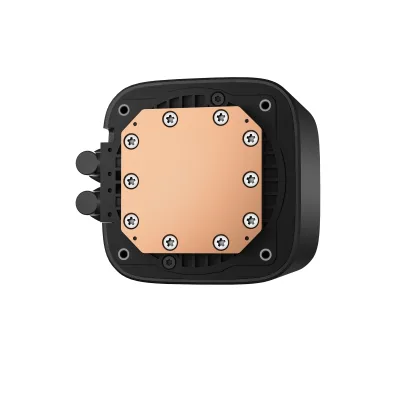 COOLER DeepCool "LE240 V2", skt. LGA1851, LGA 1700, AM4, AM5, racire cu lichid, 2 x 120mm, 500 - 2100 RPM, RGB adresabil, negru "R-LE240-BKAMMC-G-2" (timbru verde 2.00 lei)