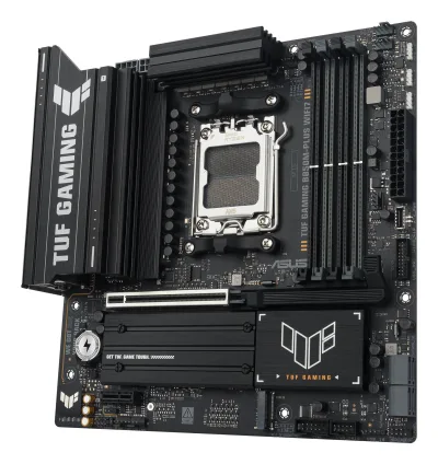 ASUS TUF GAMING B850M-PLUS WIFI7 AM5 4xDDR5 mATX Pciex5 DP HDMI USB MB "TUF GAMING B850M-PLUS WIFI7" (timbru verde 0.18 lei)