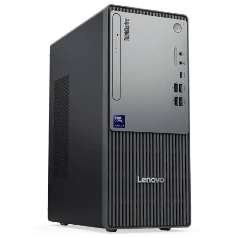 Desktop Business Lenovo Neo 50t G6 cu procesor Intel Core Ultra 5 225 pana la 3.30 GHz, 16GB DDR5, 512GB SSD, Intel Integrated Graphics, Fara OS, Black, 3 ani Garantie