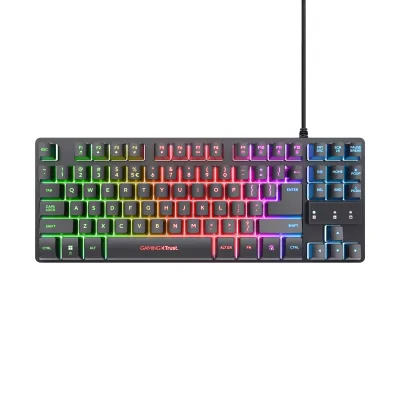 TRUST GXT833 THADO TKL KEYBOARD US "23698" (timbru verde 0.8 lei)