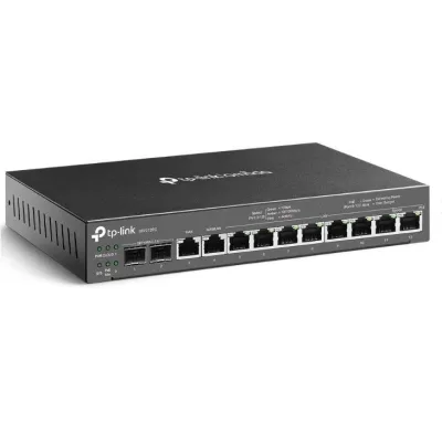 "Omada Gigabit VPN Router with PoE+ Ports and Controller Ability PORT: 2× Gigabit SFP WAN/LAN Port, 1× Gigabit RJ45 WAN Port, 1× Gigabit RJ45 WAN/LAN Ports, 8× Gigabit RJ45 LAN ports SPEC: 802.3at/af, 8 Ports with 110 W PoE Power, Desktop & Wall-mount