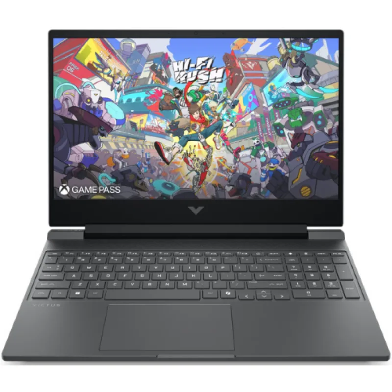 Laptop Gaming HP Victus 15-fa3007nn, cu procesor Intel Core 5 205H, 15.6'' IPS, 16 GB DDR4, 512GB, NVIDIA GeForce RTX 3050, 6GB GDDR6, Fr OS, 3 ani Garantie