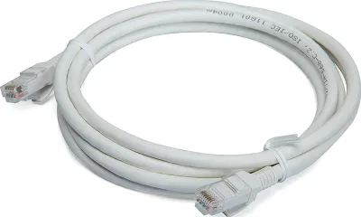 PATCH CORD UTP SPACER Cat6, cupru-aluminiu, 3 m, alb, AWG26, "SPPC-UTP-CAT6-3M" (timbru verde 0.08 lei)