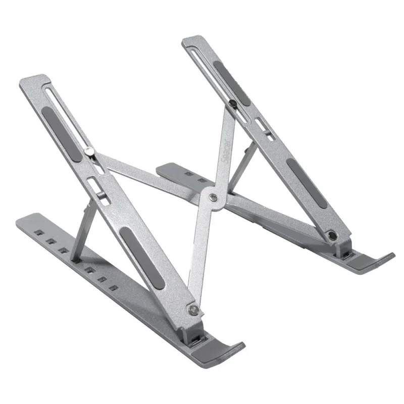Stand/Cooler notebook Spacer SPNS-FOLD-S, pana la 16 inch, Argintiu