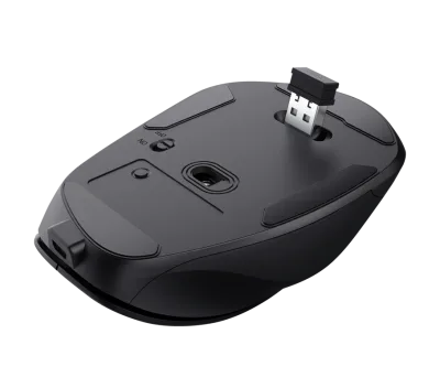 Mouse Wireless TRUST Fyda, 2400 dpi, Negru