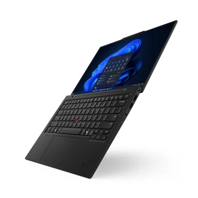 14 ThinkPad X1 Carbon Gen 13 Aura Edition, 2.8K OLED 120Hz VRR Touch, Procesor Intel® CoreTM Ultra 7 265U (12M Cache, up to 5.30 GHz), 64GB LPDDR5X, 1TB SSD, Intel Graphics, 5G, Win 11 Pro, Black, Paint "21NX0064RI" (timbru verde 3.5 lei)