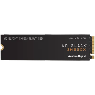 SSD WD Black SN850X 2TB M.2 2280 PCIe Gen4 x4 NVMe, Read/Write: 7300/6600 MBps, IOPS 1200K/1100K, TBW: 1200, "WDS200T2X0E"