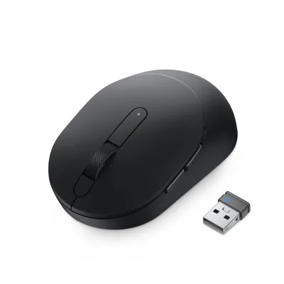 MOUSE DELL, "MS5120W", PC sau NB, wireless, Bluetooth | 2.4GHz, optic, 1600 dpi, butoane/scroll 7/1, mod dual de conectare, negru, "570-ABHO" (timbru verde 0.18 lei)