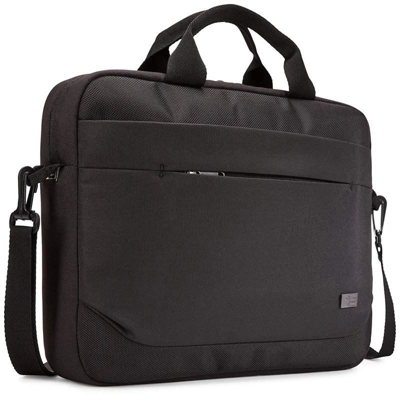 GEANTA CASE LOGIC, pt. notebook de max. 14 inch, 1 compartiment, buzunar frontal x 2, waterproof, poliester, negru, "ADVA-114 BLACK"/3203986