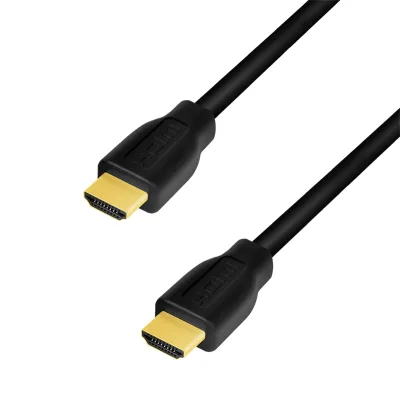 CABLU video LOGILINK, HDMI (T) la HDMI (T) 2.0, 3m, conectori auriti, rezolutie maxima 4K (3840 x 2160) la 60 Hz, plastic, dublu ecranaj, CCS, negru, "CH0102" (timbru verde 0.18 lei)