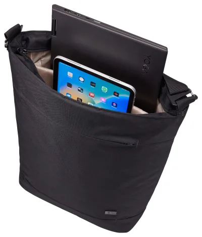 GEANTA CASE LOGIC Invigo pt. notebook de max 15.6 inch, convertibila,1 compartiment, buzunar frontal , waterproof, nylon, black, "INVIT116 BLACK" / 3205106