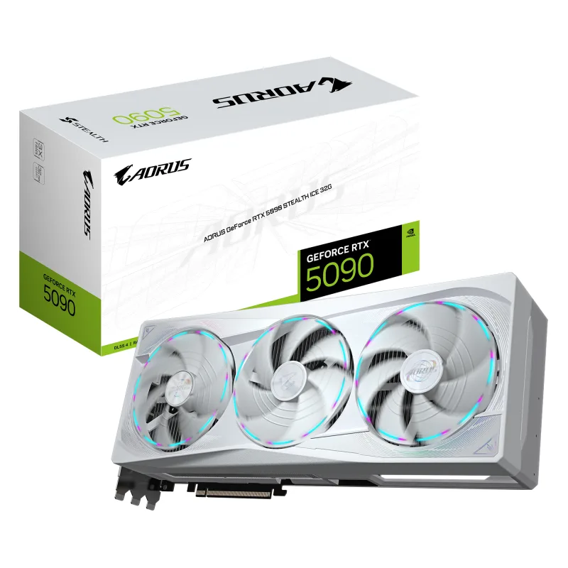 GB GeForce RTX5090 AORUS STEALTH ICE 32G "GV-N5090AORUSST ICE-32GD"
