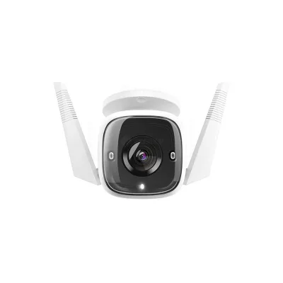 Outdoor Security Wi-Fi Camera, 2-Pack SPEC: 2K (2304x1296), 2.4 GHz, 2T2R, 2 × External Antennas, 1 × Ethernet Port FEATURE: Smart AI Detection and Notifications (motion, people), Sound and Light Alarm, Remote Control, Two-Way Audio, Voice Control