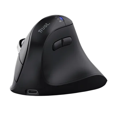 Mouse Wireless Trust Vyran, 4800 DPI, Negru
