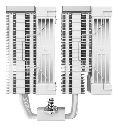 COOLER DeepCool "AK620 G2 WH" skt. Intel si AMD, racire cu aer, vent. 2 x 120mm, 2000 rpm, 6 heatpipes, inaltime 159mm, top cover lemn, alb,"R-AK620G2-WHNNMN-GJD"  (timbru verde 2 lei)