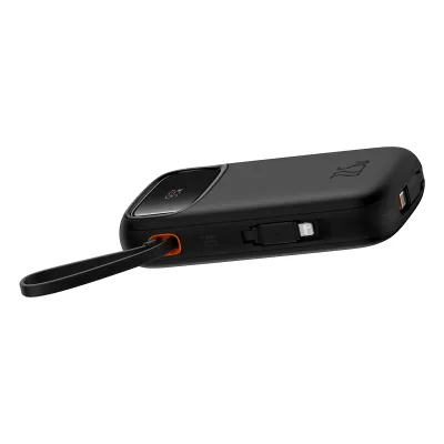 POWER BANK Baseus EnerFill FC31, 20000mAh, 22.5W, display, 1 x USB, cablu integrat USB Type-C si Iphone Lightning, negru, "P10082107123-00" (timbru verde 0.98 lei) - 6932172691196