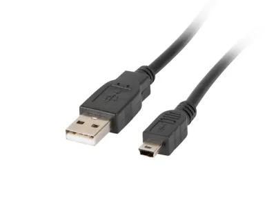 Cablu USB Mini(M)  USB-A(M) 2.0 1,8 m ng "CA-USBK-10CC-0018-BK" (timbru verde 0.08 lei)