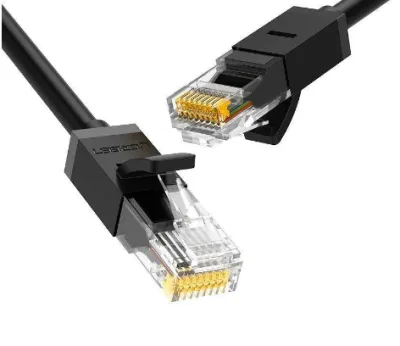 PATCH CORD UTP Ugreen Cat6, "NW102" fire din cupru, viteza maxima 1 Gbps, 5m, negru "20162" (timbru verde 0.18 lei) - 6957303821624