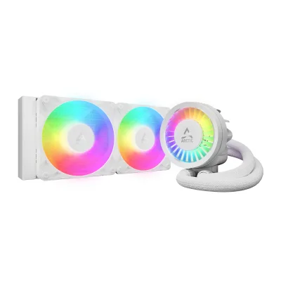 COOLER Arctic "Liquid Freezer III Pro 240 ARGB", skt. Intel si AMD, racire cu lichid, 2 x 120mm P12 Pro, 600 - 3000 RPM, ARGB adresabil, alb "ACFRE00186A" (timbru verde 2.00 lei)