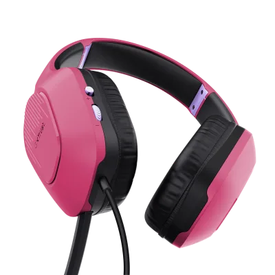 Kit Wired tastatura si mouse Trust GXT 790, roz