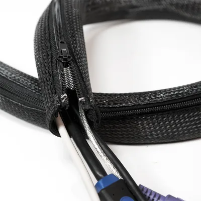 MANSON protectie cabluri LOGILINK, cu fermoar, diametru 20mm, 2m, negru, "KAB0047"