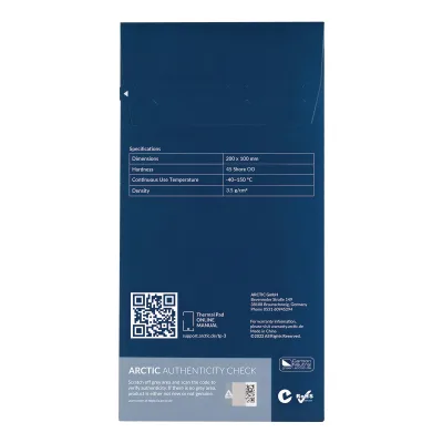 PAD termic ARCTIC TP-3 200x100mm, 1.0mm - 2 Pack,"ACTPD00059A"