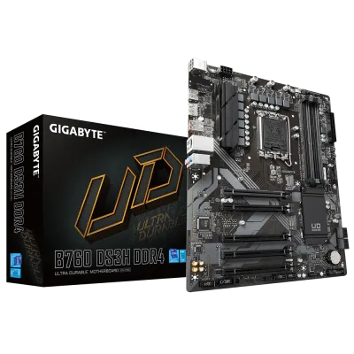 Placa de baza Gigabyte B760 DS3H, LGA 1700, DDR4, ATX