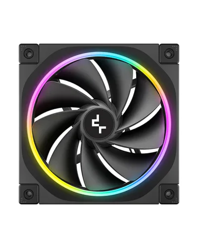 Ventilator DeepCool "FL12R", 120mm, 500-2150 RPM, FDB, 55 cfm, , 4pin PWM, negru, "R-FL12R-BKAPN1-G" (timbru verde 0.18lei) - 6933412785156