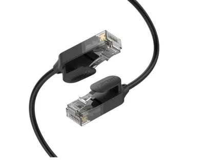 PATCH CORD UTP Ugreen Cat6A, "NW122" fire din cupru OD2.8, viteza maxima 10 Gbps, 10m, negru "70656" (timbru verde 0.18 lei) - 6957303876563