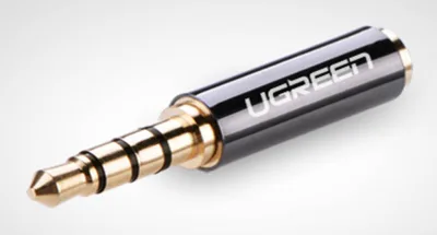 ADAPTOR audio Ugreen, 3.5 mm jack (T) la 2.5 mm (M), aurit "20502" - 6957303825028