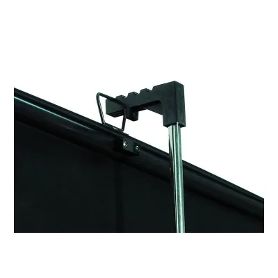 Ecran proiectie trepied CrystalLine 87652, 1:1, 200* 200 cm, carcasa metalica neagra, rotatie 360 gr, ajustare pe inaltime, alb mat