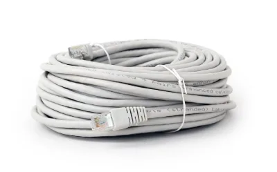 PATCH CORD UTP GEMBIRD Cat6, cupru-aluminiu, 20 m, gri, AWG26, "PP6U-20M" (timbru verde 0.8 lei)