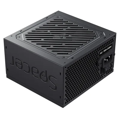 SURSA SPACER BZCO-500 80+ Bronze compatible, 500W, fan 120mm, MB (20+4) x1, CPU (4+4) x1, PCI-E (6+2) x2, SATA x5, Molex x1, *retail* "SPPS-BZCO-500", (timbru verde 2 lei)
