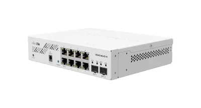SWITCH Mikrotik, Gigabit x 8, SFP+ x 2, managed, "CSS610-8G-2S+IN" (timbru verde 2 lei)