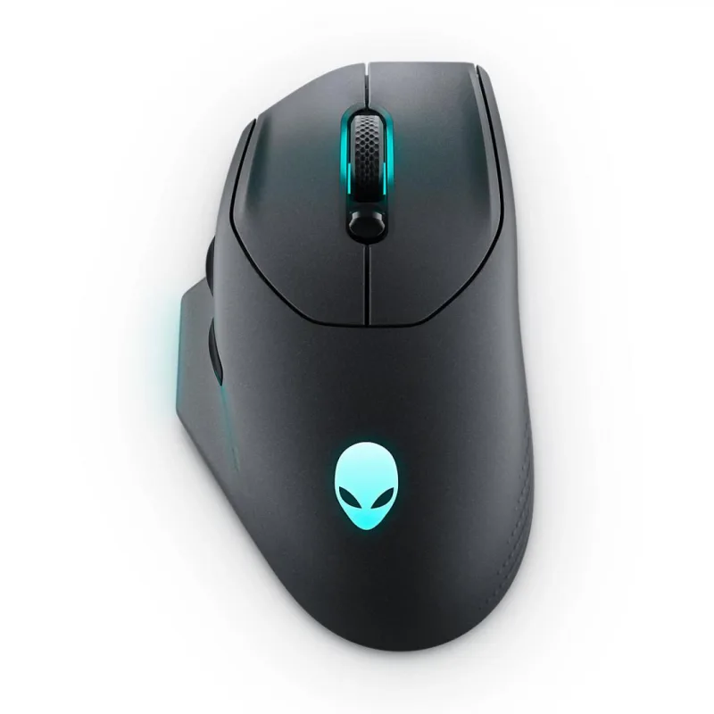 Mouse Gaming Wireless DELL AW620M, 26000 dpi, Negru