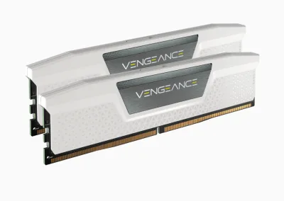 DDR Corsair - gaming Vengeance 32GB, DDR5, 5200MHz, CL40, 2x16GB, 1.25V, Alb "CMK32GX5M2B5200C40W"