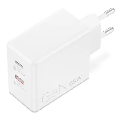 Lenovo Dual USB-C 65W GaN Power Adapter