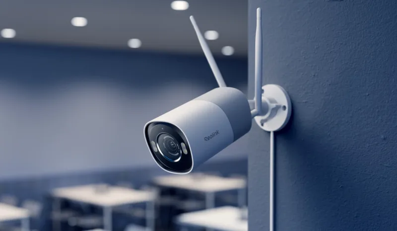 Camera de supraveghere WI-FI Bullet Reolink RP-WCB8MZ; Senzor: 1/2.8" CMOS Rezolutie video:8 Megapixeli(3840x2160 pixeli) Cadre/secunda: 25 FPS Lentila varifocala: 2.7-13.5mm Zoom: 5X Unghi de vizualizare: orizontal: 108.6°/ vertical: 56.2-18°/
