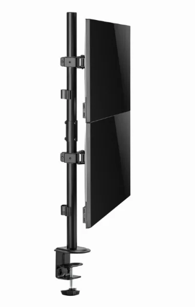 SUPORT de birou Gembird, pt 2 TV/monitor plat, diag. max 17-32 inch, rotatie, inclinare, pivotare, max 9 kg, "MA-D2-02"