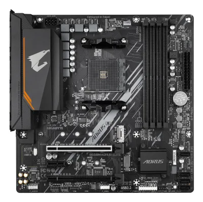 PLACA de BAZA Gigabyte MB AMD B550 SAM4 MATX/B550M AORUS ELITE 1.3 GIGABYTE "B550M AORUS ELITE 1.3"