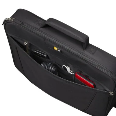 GEANTA CASE LOGIC, pt. notebook de max. 17 inch, 1 compartiment, buzunar frontal, waterproof, poliester, negru, 3201490 "VNCI-217 BLACK"