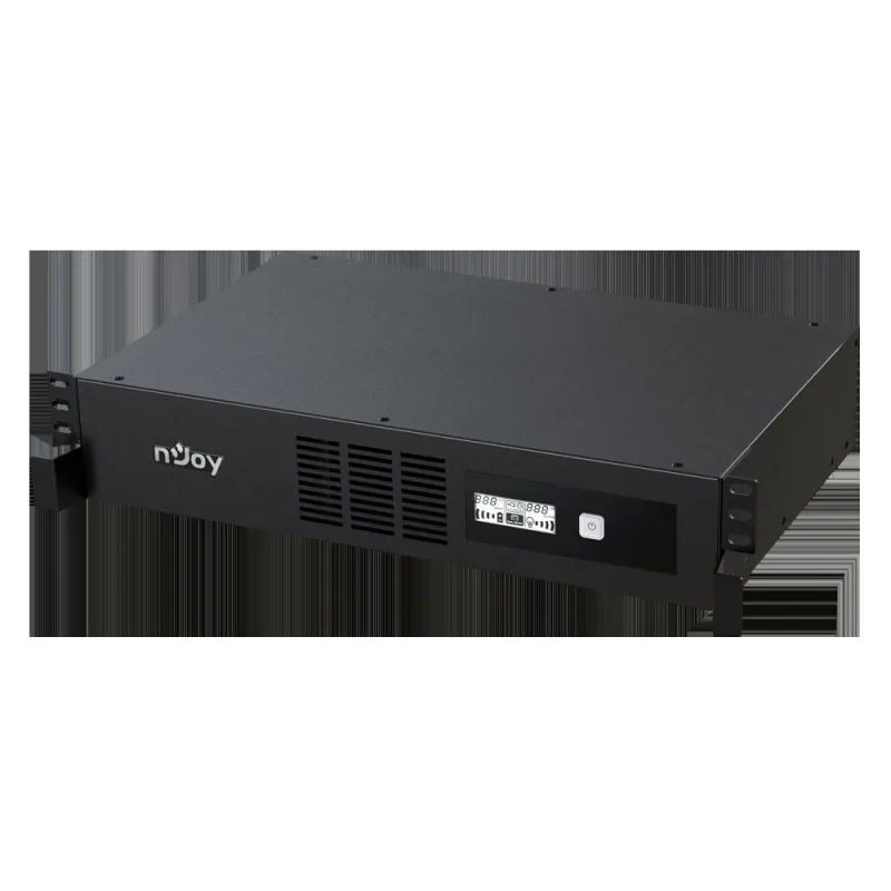 UPS nJoy Code 1000, 600W, LCD, USB, Rackmount 2U