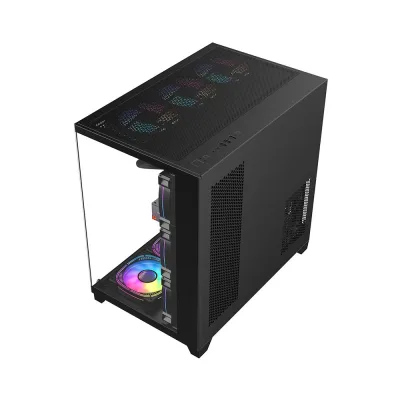 Carcasa 1STPLAYER Gaming MV8 Cube Tower NEGRU