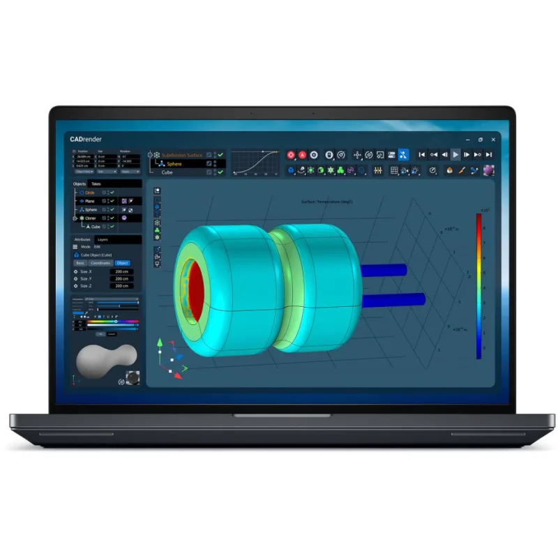 Laptop Workstation Dell Pro Max 18 Plus, cu procesor Intel Core Ultra 9 285HX, 18'' IPS, 64 GB DDR5, 5 TB, NVIDIA RTX PRO 4000, 16GB GDDR7, Windows 11 Pro, 3 ani Garantie