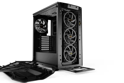 CARCASA be quiet! "PURE BASE 500 FX Black", Middle Tower, ATX, fara sursa,4xfan, USB 3.2 gen 1 x 1,USB Type-C x 1,audio+mic,PSU shroud, 7 sloturi expansiune,ARGB,negru, "BGW43" (timbru verde 0.4lei)