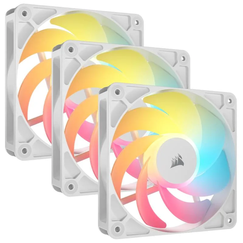 Ventilator Carcasa CORSAIR RS120-R ARGB, 12 cm, 2100 RPM, 3 ventilatoare, RGB